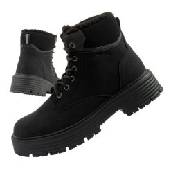 Buty trapery zimowe za kostkę damskie O'neill ocieplane. Czarne trapery damskie O'Neill, na zimę, z materiału, za kostkę, bez zapięcia. Za 299.00 zł.