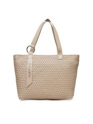 Valentino Torebka Shantel VBS8Y601 Écru. Shopper bag Valentino, bez wzorów, ze skóry, bez dodatków. Za 509.99 zł.