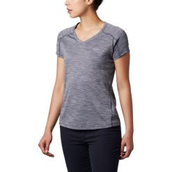 Koszulka Damska Columbia Zero Rules Short Sleeve T-Shirt. Szare bluzki damskie Columbia, m, bez wzorów, sportowe, bez kołnierzyka, bez ramiączek. Za 126.99 zł.