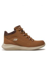Skechers Sneakersy Just Chill 12918/CSNT Brązowy. Brązowe obuwie sportowe damskie Skechers, ze skóry, bez zapięcia. Za 287.00 zł.