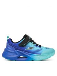 Skechers Sneakersy 404040L/BLMT Niebieski. Niebieskie buty sportowe chłopięce Skechers, z materiału, bez zapięcia. Za 199.99 zł.