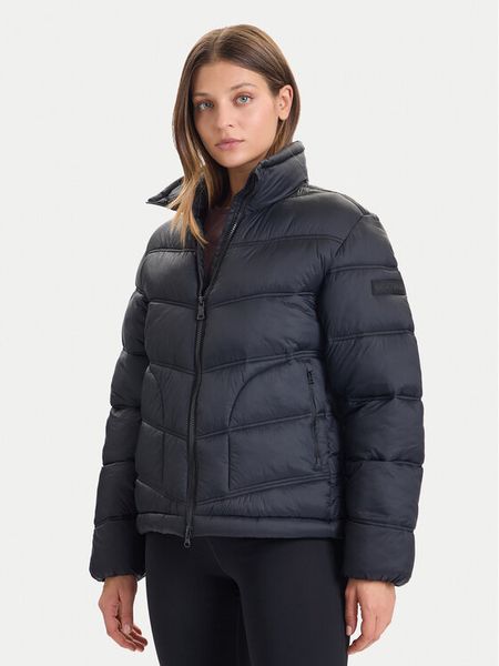 Napapijri Kurtka zimowa A-Ega NP0A88XD Czarny Regular Fit. Czarne kurtki damskie Napapijri, na zimę, m, bez wzorów, z syntetyku, bez kaptura. Za 619.99 zł.