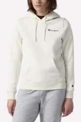 Bluza damska Champion Hooded Sweatshirt kremowa. Brązowe bluzy damskie Champion, l, bez wzorów, z bawełny, z kapturem. Za 250.73 zł.