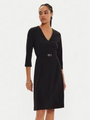 Calvin Klein Sukienka koktajlowa K20K207471 Czarny Regular Fit. Czarne sukienki damskie Calvin Klein, bez wzorów, z syntetyku, wizytowe, bez ramiączek. Za 469.99 zł.