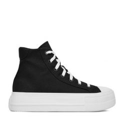 Trampki Converse. Czarne trampki damskie Converse, bez wzorów, bez zapięcia. Za 279.99 zł.