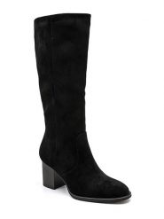 Sixth Sens Kozaki w kolorze czarnym rozmiar: 40. Czarne kozaki damskie Sixth Sens, na zimę, bez obcasa, bez zapięcia. Za 148.61 zł.