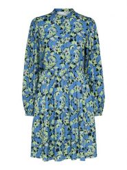 SELECTED FEMME Sukienka "Jana" w kolorze błękitnym rozmiar: 38. Niebieskie sukienki damskie Selected Femme, bez wzorów, z wiskozy, bez ramiączek. Za 123.25 zł.