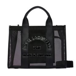 Torebka KARL LAGERFELD. Czarne torebki klasyczne damskie KARL LAGERFELD, bez dodatków. Za 649.99 zł.