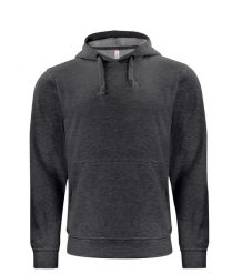 Clique Basic Hoody bluza z kapturem unisex Anthracite Melange. Szare bluzy damskie CLIQUE, xs, bez wzorów, z bawełny, z kapturem. Za 166.63 zł.