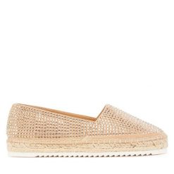 Espadryle Alma En Pena. Brązowe espadryle damskie Alma En Pena, bez wzorów, bez obcasa. Za 399.99 zł.