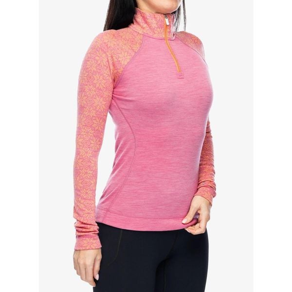 Bluza termoaktywna damska Smartwool Classic Thermal Merino BL 1/4 Zip Boxed. Czerwone bluzy damskie Smartwool, xs, bez wzorów, z wełny, bez kaptura. Za 441.12 zł.