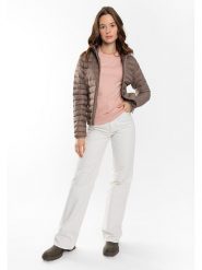 Northwood Kurtka pikowana "Huez" w kolorze szarobrązowym rozmiar: M. Brązowe kurtki damskie Northwood, m, bez wzorów, bez kaptura. Za 130.99 zł.