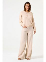 Garcia Sweter w kolorze beżowym rozmiar: S. Brązowe swetry klasyczne damskie Garcia, s, bez kołnierzyka. Za 109.26 zł.