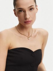 Guess Naszyjnik JUBN05 212JW Złoty. Żółte naszyjniki damskie Guess, metalowe. Za 159.99 zł.