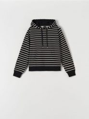 Bluza z kapturem - wielobarwny. Bluzy damskie Sinsay, l, bez wzorów, z bawełny, z kapturem. Za 35.99 zł.