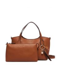 Guess Torebka HWBG97 35060 Brązowy jasny. Brązowe shopper bag Guess, ze skóry, bez dodatków. Za 584.99 zł.