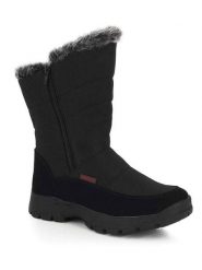 Kimberfeel Kozaki zimowe "Betina" w kolorze czarnym rozmiar: 36. Czarne kozaki damskie Kimberfeel, na zimę, z materiału, bez obcasa, bez zapięcia. Za 282.99 zł.