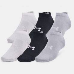 Skarpety sportowe Under Armour Essential 6-PAK. Czarne skarpetki damskie Under Armour, bez wzorów. Za 75.07 zł.