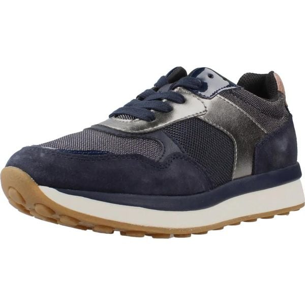 Buty GEOX D25RRB 0AS22 Niebieski. Niebieskie obuwie trekkingowe damskie Geox, ze skóry, bez zapięcia. Za 267.99 zł.