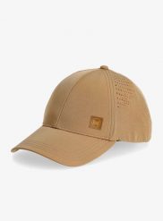 Czapka z daszkiem Buff Summit Cap. Brązowe czapki z daszkiem damskie Buff, bez wzorów, z elastanu. Za 130.99 zł.