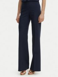 Rinascimento Spodnie palazzo CFC0127878003 Granatowy Wide Leg. Niebieskie spodnie materiałowe damskie Rinascimento, bez wzorów, z materiału. Za 429.99 zł.