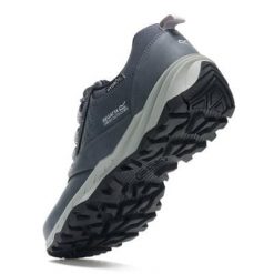 Damskie buty wodoodporne Amble Low. Niebieskie obuwie trekkingowe damskie Regatta, z poliesteru, bez zapięcia. Za 229.99 zł.