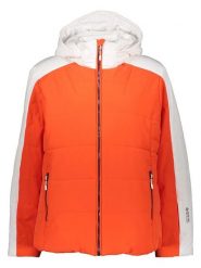 SPYDER Kurtka narciarska w kolorze biało-pomarańczowym rozmiar: 46. Pomarańczowe kurtki sportowe damskie Spyder, m, bez wzorów, z gore-texu, bez kaptura. Za 1,095.59 zł.