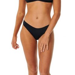 Dół od stroju kąpielowego Rip Curl Classic Surf Cheeky. Czarne bikini Rip Curl, bez wzorów. Za 79.99 zł.