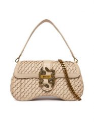 Just Cavalli Torebka 80RA4BA1 ZSD90 Écru. Białe torebki klasyczne damskie Just Cavalli, ze skóry, bez dodatków. Za 976.99 zł.