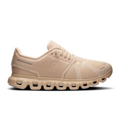 On Cloud 6 W Sand | Sand Sneakersy damskie. Brązowe obuwie sportowe damskie On, bez zapięcia. Za 679.99 zł.