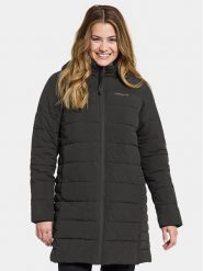 Didriksons Płaszcz zimowy Katrin Wns Parka 505088 Czarny Standard Fit. Czarne parki damskie Didriksons, na zimę, z syntetyku, bez kaptura. Za 769.99 zł.