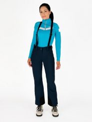 Fischer Spodnie narciarskie "Fulpmes" w kolorze granatowym rozmiar: 40. Niebieskie spodnie dresowe damskie FISCHER, m, bez wzorów, narciarskie. Za 363.71 zł.