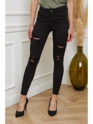 Joséfine Dżinsy "Livnat" - Skinny fit - w kolorze czarnym rozmiar: XL. Czarne jeansy damskie Joséfine. Za 162.49 zł.