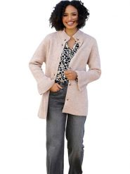 Heine Kardigan w kolorze beżowym rozmiar: 42. Brązowe kardigany damskie Heine, bez wzorów, z wełny. Za 113.63 zł.