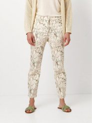 Toni Spodnie w kolorze turkusowo-kremowym rozmiar: W48. Brązowe spodnie materiałowe damskie Toni, bez wzorów, z materiału. Za 173.99 zł.