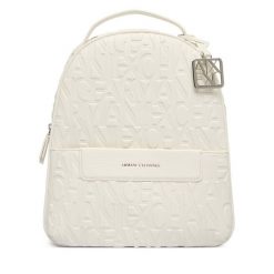 Plecak Armani Exchange. Białe plecaki Armani Exchange, bez wzorów. Za 709.99 zł.