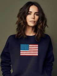 WOOOP Bluza w kolorze granatowym rozmiar: M. Niebieskie bluzy damskie Wooop, m, bez wzorów, prążkowane, bez kaptura. Za 100.99 zł.