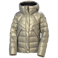 Damska kurtka puchowa Helly Hansen Bliss. Brązowe kurtki damskie Helly Hansen, na zimę, l, bez wzorów, z materiału, bez kaptura. Za 1,140.00 zł.
