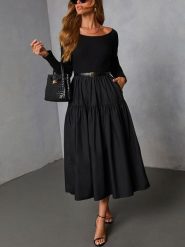 LA Angels Sukienka w kolorze czarnym rozmiar: M. Czarne sukienki damskie LA Angels, bez wzorów, bez ramiączek. Za 208.99 zł.