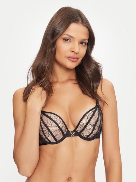 Chantelle X Biustonosz push-up Xquisite C01ANR Czarny. Czarne biustonosze Chantelle X, bez wzorów, z syntetyku. Za 569.99 zł.