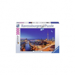 Ravensburger 1000 ElementÓw Berlin Nocą. Niebieskie bez kategorii Ravensburger. Za 49.00 zł.