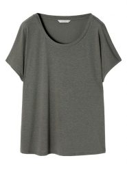 TATUUM Koszulka w kolorze szarym rozmiar: L. Szare bluzki damskie TATUUM, l, bez wzorów, bez kołnierzyka, bez ramiączek. Za 82.83 zł.