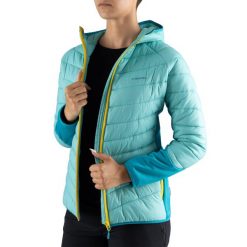 Kurtka pikowana turystyczna damska Viking Becky Warm Pro, PrimaLoft. Białe kurtki damskie Viking, s, bez wzorów, z puchu, bez kaptura. Za 363.99 zł.