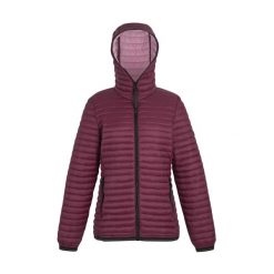 Kurtka Ocieplana Damska Rigain. Czerwone kurtki damskie Regatta, bez wzorów, z puchu, bez kaptura. Za 151.99 zł.