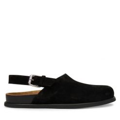 Sandały Vagabond Shoemakers. Czarne sandały damskie Vagabond Shoemakers, bez wzorów, bez obcasa, na płaskiej podeszwie, bez zapięcia. Za 539.99 zł.