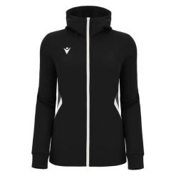 Damska bluza z kapturem full zip Macron Bastet. Białe bluzy damskie Macron, xs, bez wzorów, z dzianiny, z kapturem. Za 231.50 zł.