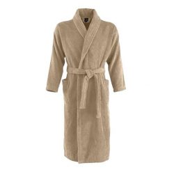 Szlafrok Pałacowy Unisex Dla Dorosłych. Brązowe szlafroki damskie SOL'S, z aplikacjami, z bawełny, bez kaptura. Za 399.99 zł.