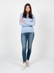 Guess Jeansy "Super High Skinny" | W2RA03 D4KJ1 | Kobieta | Niebieski. Niebieskie jeansy damskie Guess, z aplikacjami, z bawełny. W wyprzedaży za 299.00 zł.