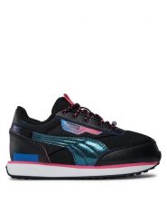 Puma Sneakersy Future Rider Cosmic Grl PS 392613 01 Czarny. Czarne buty sportowe dziewczęce Puma, bez wzorów, z materiału, bez zapięcia. Za 239.99 zł.