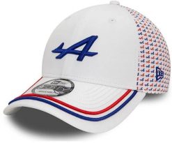 Czapka Alpine F1 New Era biała OneSize. Białe czapki z daszkiem damskie MALINE, bez wzorów, z materiału. Za 202.99 zł.